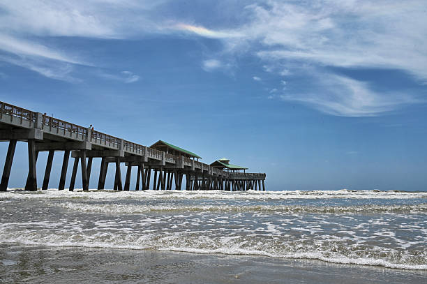 istock Pier at Folly Beach SC 2214916709