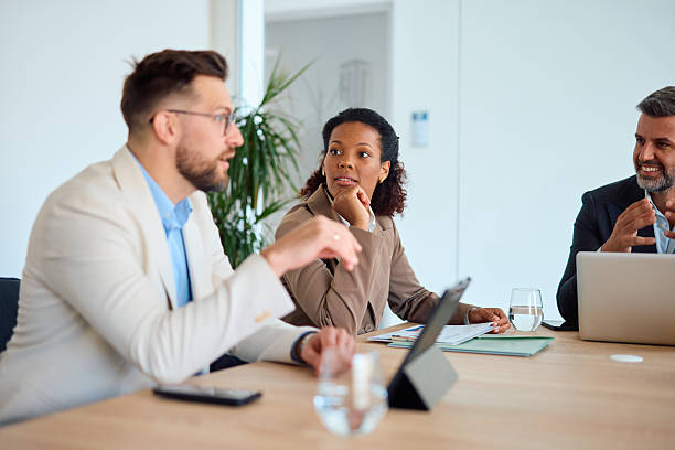 istock Business team discussing during a meeting in the office 2214923552