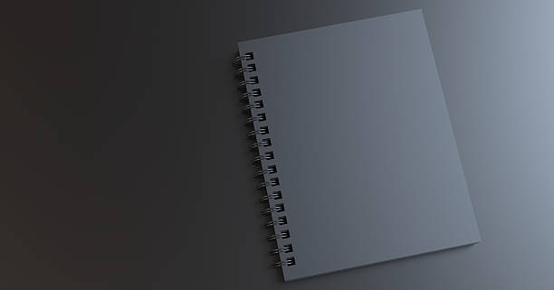 Blank book, textbook, booklet or notebook mockup for design and branding