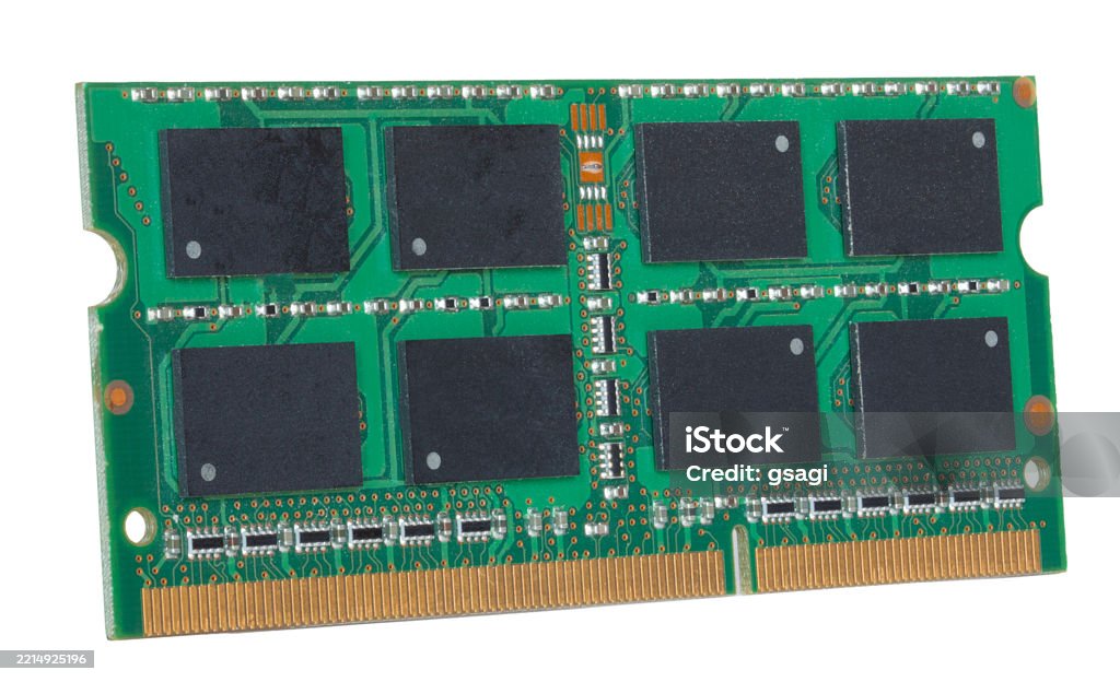 Random Access Memory Card For Installing In A Computer Stock Photo ...