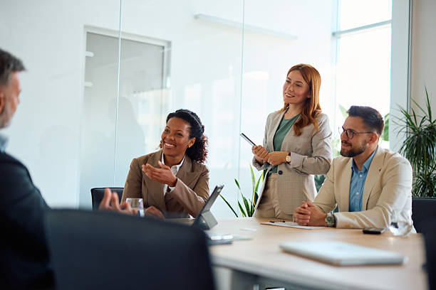 istock Business team discussing during a meeting in the office 2214925807