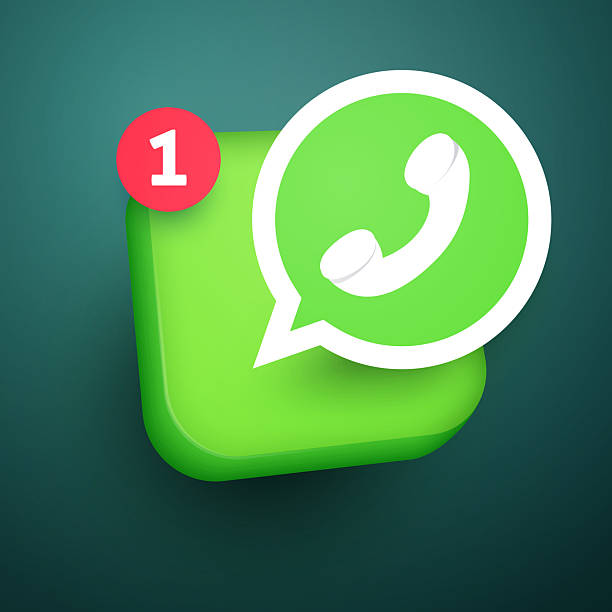 illustrations, cliparts, dessins animés et icônes de icône de l’application 3d avec bulle de dialogue, symbole de téléphone et message entrant - messagerie en ligne