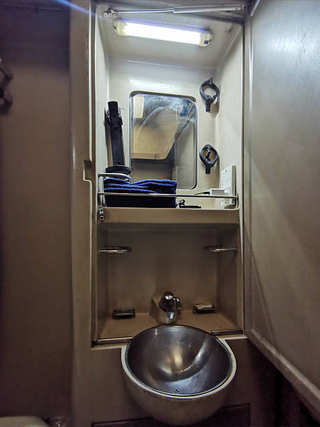 istock Bathroom in the Sleeper Train from Cairo to Aswan, Egypt 2214931410