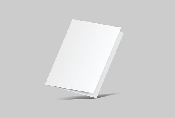 istock Open Leaflet, bi fold mockup template .Blank paper, thank you card, notecards, note paper, greeting card, wedding invitation, postcard, brochure or any creative work for presentation of your design 2214966245