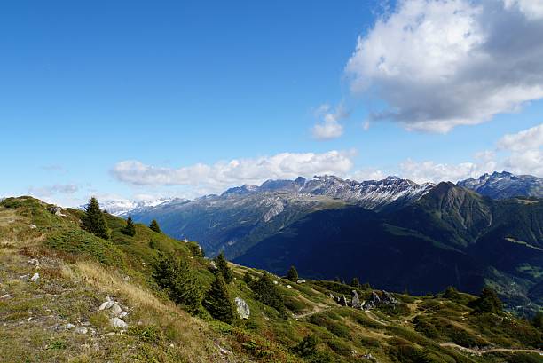 istock view from Bettmeralp Gondola Lift 2214966519