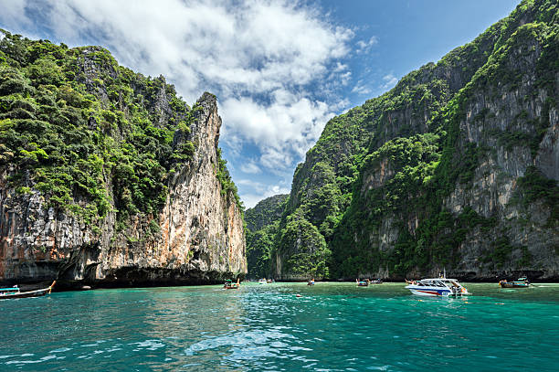 Scenic View of Maya Bay in Phi Phi Islands, Krabi, Thailand