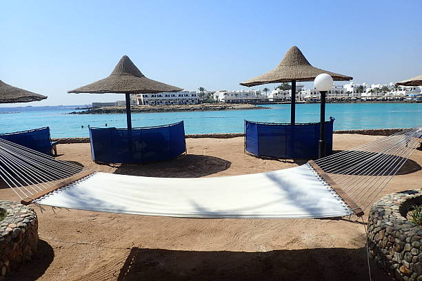 Egypt beach in the Hurghada in the morning