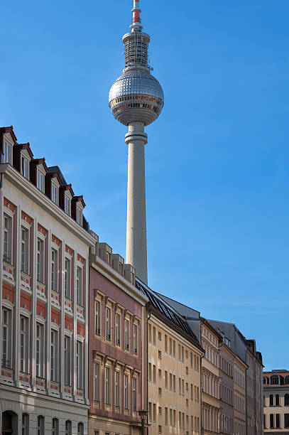 istock Berlin's TV tower seen from Almstadtstrasse 2214981169