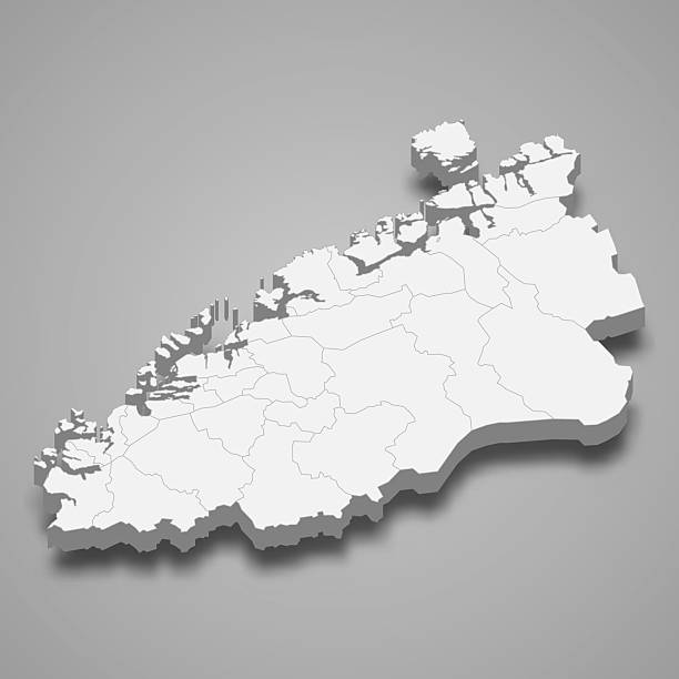 istock 3d isometric map of More og Romsdal is a county of Norway 2214981633