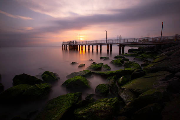 istock Old pier taken with long exposure technique 2214984995