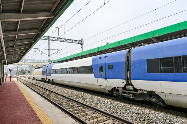 istock A train parked at Jeonju Station 2214985569