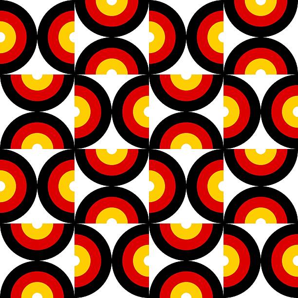 curve pattern of germany flag. geometric background for decoration. vector illustration