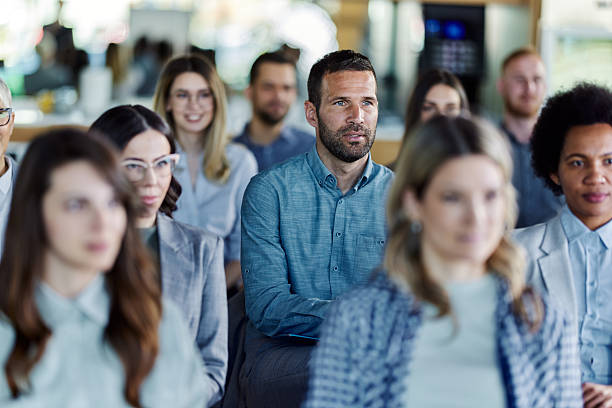 istock Business seminar in board room! 2214989285