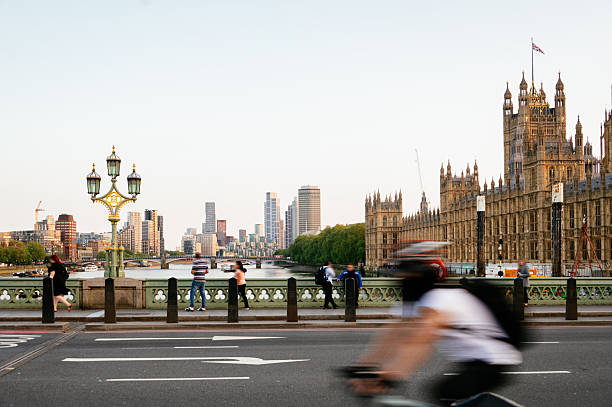 istock People in motion on Westminster Bridge 2214995803