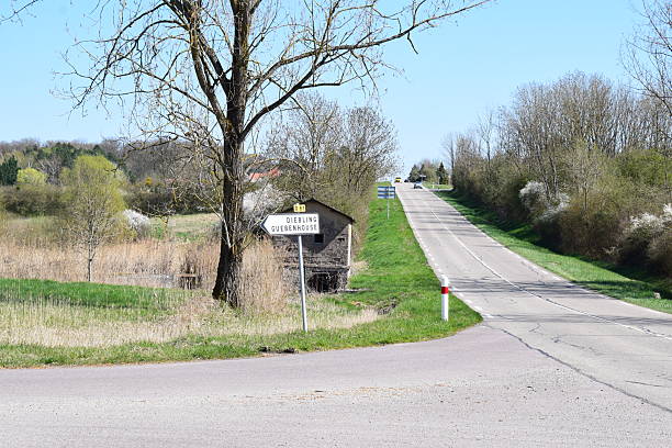 istock main road intersection in rural France 2214999377