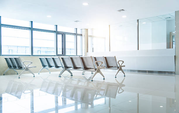 istock Empty waiting room in the hospital 2214999822