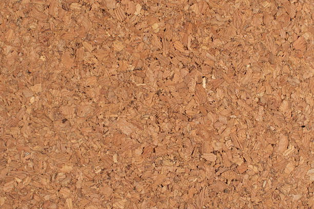 Cork board textured background. Abstract background of cork surface with natural chaotic texture