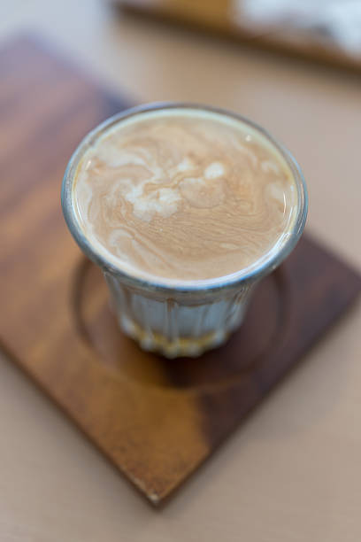 istock Layered dirty coffee in glass 2215005536