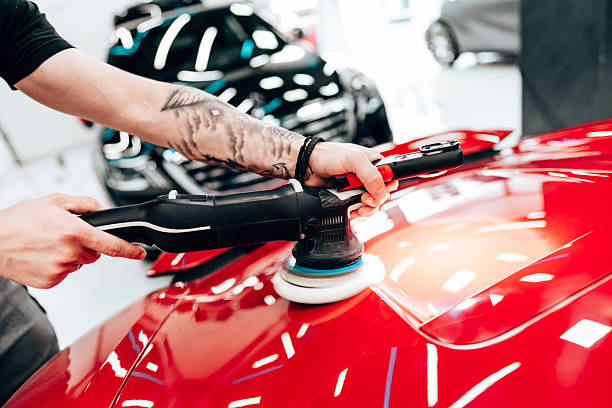 istock Car polishing and detailing 2215016031