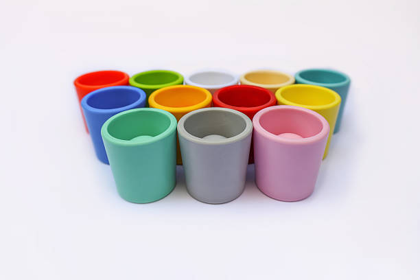 istock Rainbow color matching activity with wooden toys 2215021270