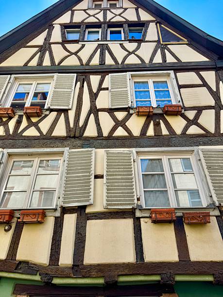 Colmar, France: 05/14/2025 - Colmar is a town in the Alsace region of northeastern France, near the German border. Its old town has cobblestone streets lined with half-timbered medieval and Renaissance buildings.