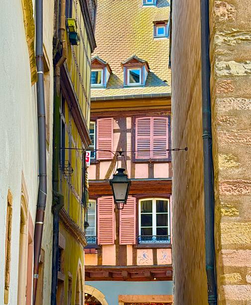 Colmar, France: 05/14/2025 - Colmar is a town in the Alsace region of northeastern France, near the German border. Its old town has cobblestone streets lined with half-timbered medieval and Renaissance buildings.