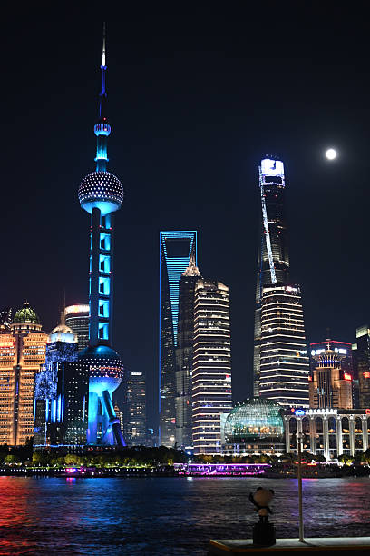 istock Shanghai at night, view from the North Bund 2215032624