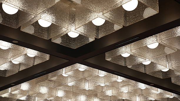 Pendant lights with golden glass bulbs