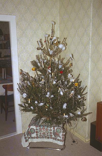 istock Christmas tree in the hallway 2215044831