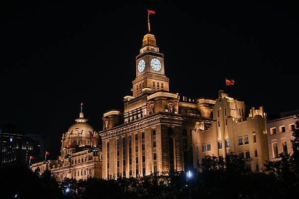 istock Shanghai Nightscape, Western architecture on the Bund 2215050897