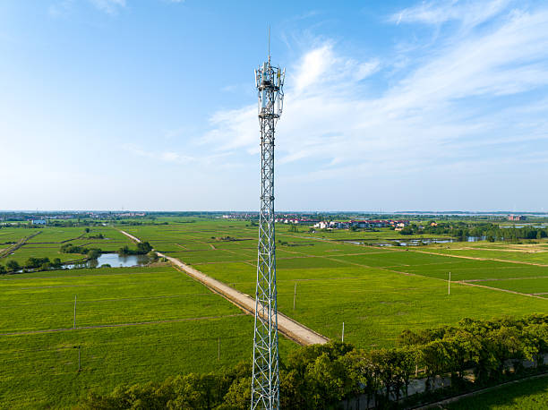 istock Telecom 5G signal tower in the countryside 2215052807