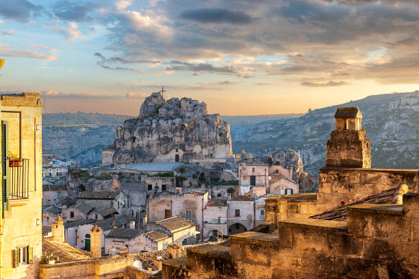 istock Matera, Italy overlooking Sassi di Matera 2215058591
