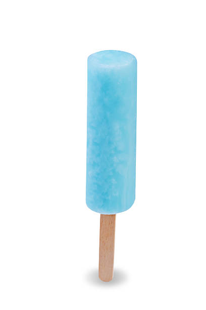 istock Blue popsicle stick on a white isolated background 2215059205