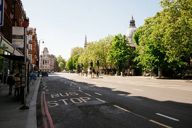 istock City avenue in London 2215064296