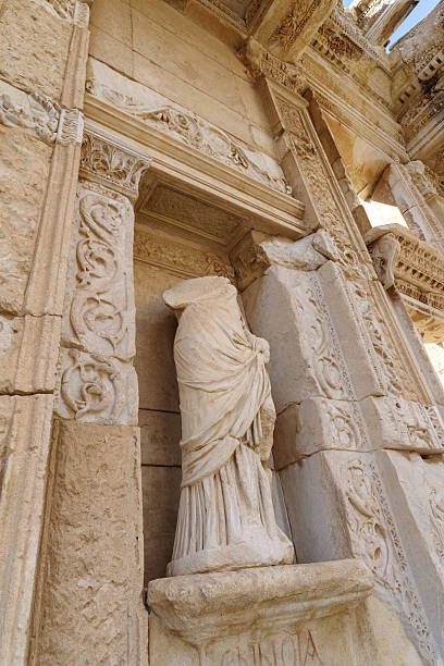 istock Statue of Ennoia at Celsus Library in Ephesus, Turkey 2215065224
