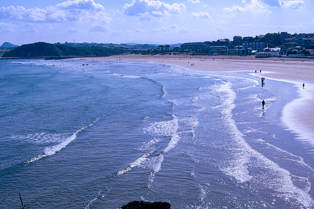 Autumn sunny day at the beach