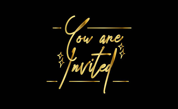 istock you are invited gold elegant design for invitation card 2215067868