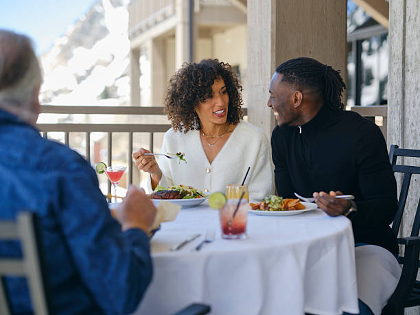 istock Multi-generation Family Dining at a Resort Hotel 2215078800