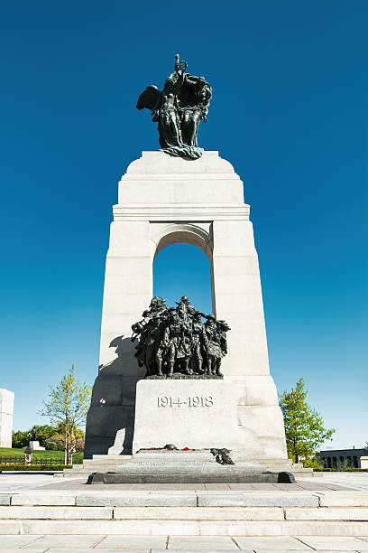 George Town Penang Island Malaysia. March 2019. A view of the cenotaph in George town in Malaysia