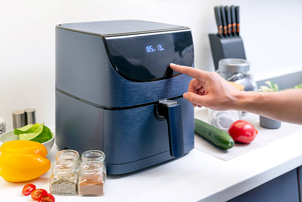 istock Air fryer machine in the kitchen 2215081575