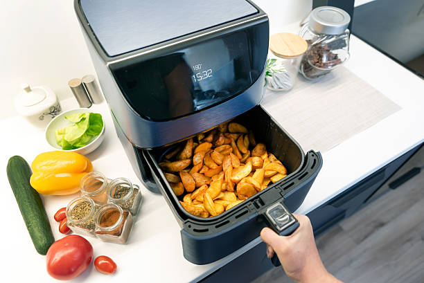 istock Air fryer machine in the kitchen 2215081589