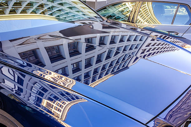 istock typical reflection of a facade at a car 2215085509