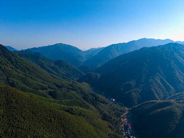 istock Mountainous Landscape with Dense Forests and Valley View 2215089363