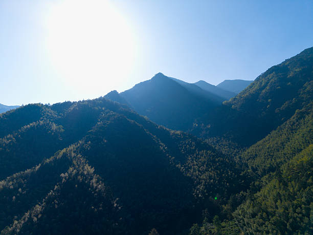 istock Mountainous Landscape with Dense Forests and Valley View 2215089368