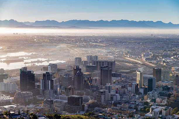 istock Foggy morning in Cape Town 2215095863