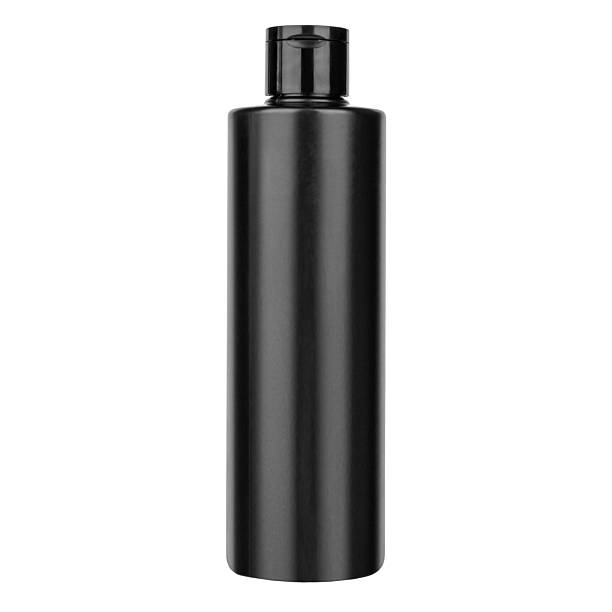 istock hair shampoo in black bottle isolated on white background 2215096807