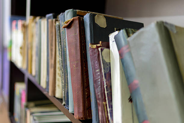 istock Various types of books on a library shelf 2215097848