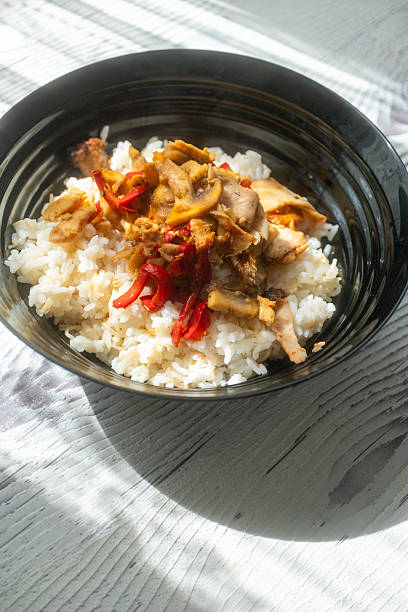 istock Hayashi rice mushroom japanese rice 2215106079