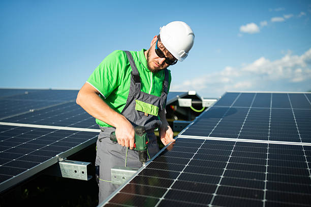 istock Installing Photovoltaic Panels. 2215132413