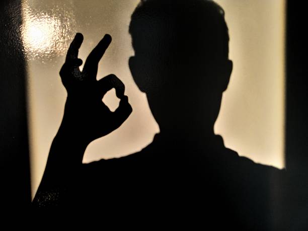 Silhouette of a man